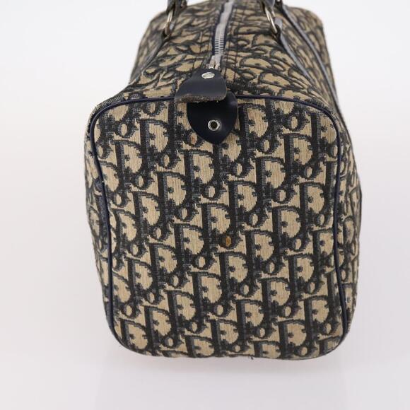 DIOR Trotter Canvas Hand Bag Navy - Picture 4 of 12